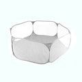 120cm Hexagon Small Pet Cage Portable Foldable Cat Dog Hamster Rabbit Guinea Pig Pet Playpen Open Fence Mesh Yard Garden Indoor