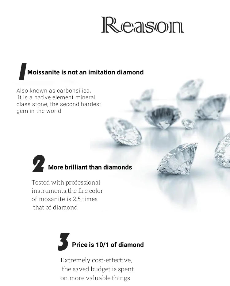 Butterflykiss 6.5mm 1.0 Carat D Moissanite Necklaces Rose Gold Plated Pendant Original Real S925 Silver Chain Jewelry For Women