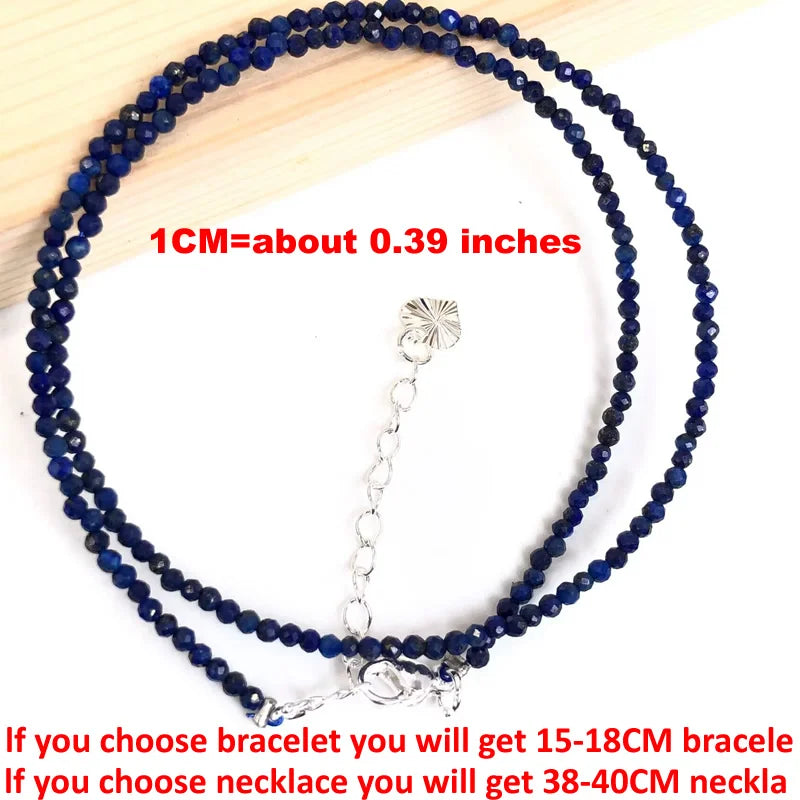 Fashion Women Bracelet necklace 2-3mm mini Cut angle beads tourmaline agate zircon natural pearl crystal Beaded Jewelry gift