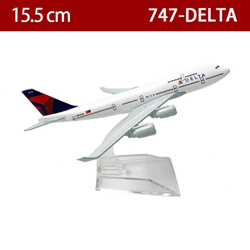15CM 6inch Diecast Alloy 747 British Malaysia Airways B747 Airlines For Collection Friend Gift