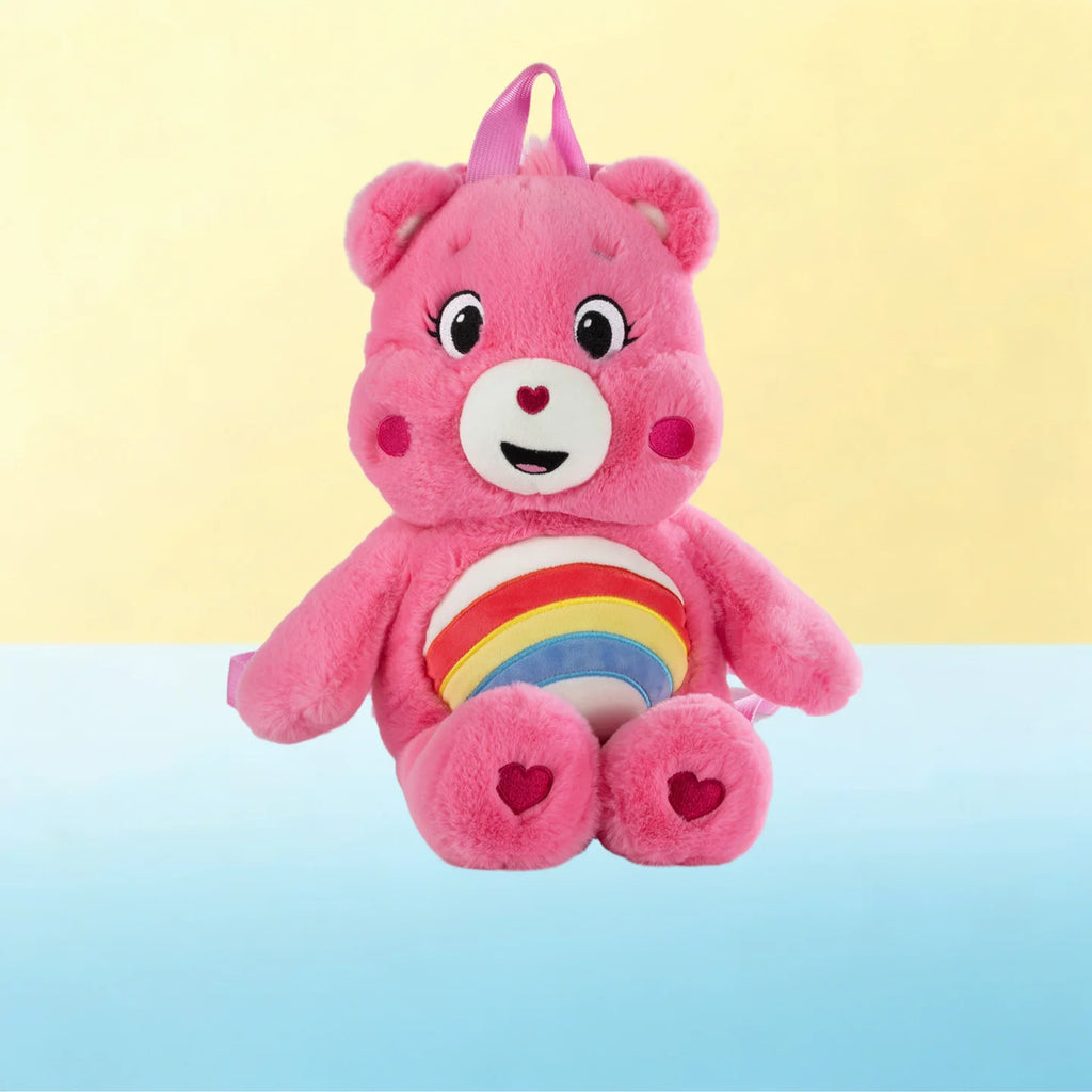 40cm Care Bears Plush Backpack Cute Cartoon Stuffed Bear Schoolbag Shoulder Bag Ideal Birthday & Early Education Gift for Kids