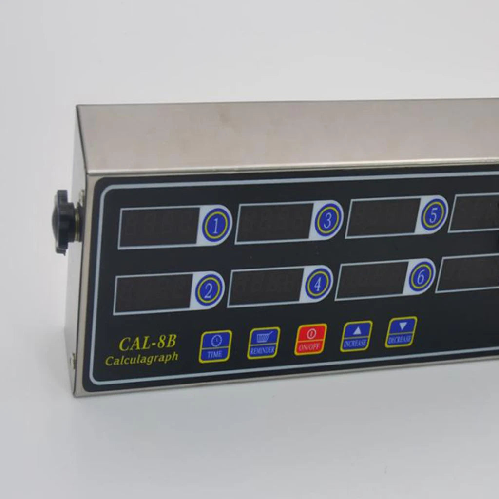 CAL-8B Portable Calculagraph 8 Channel Digital Timer Kitchen