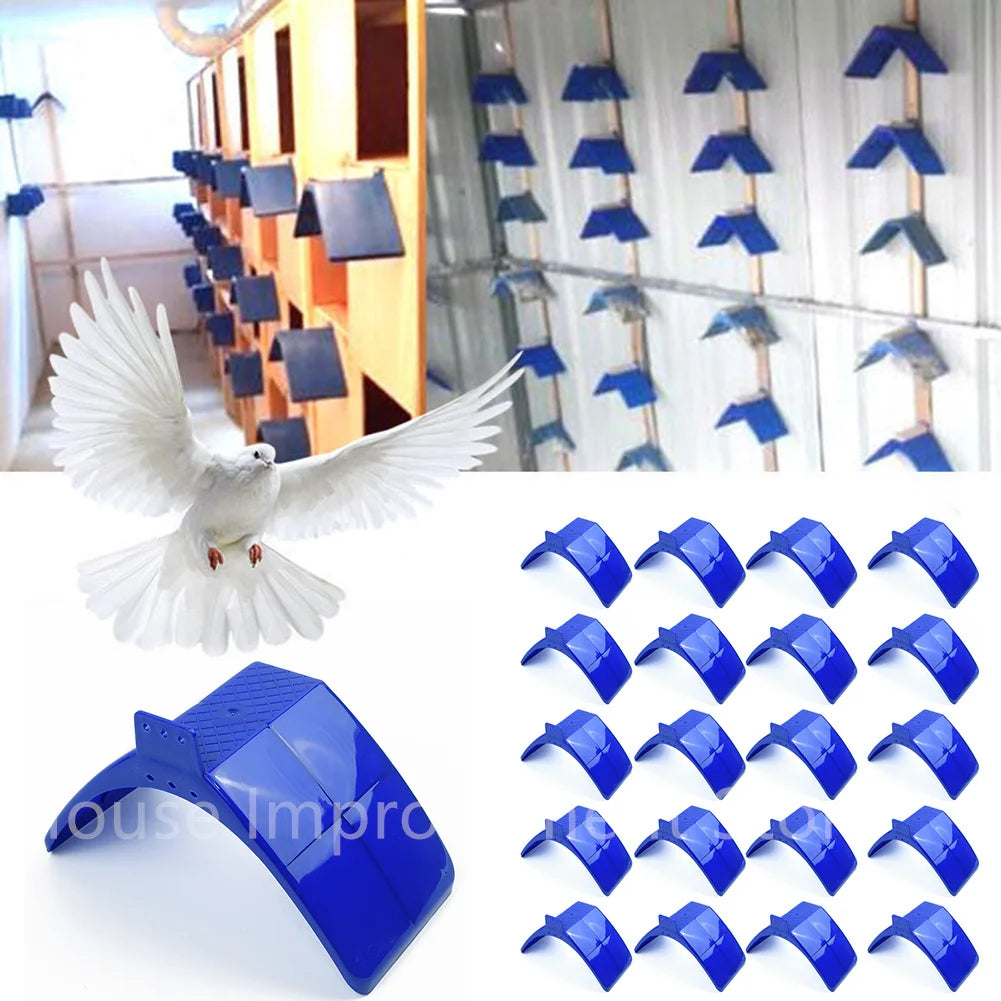 5/10/20PCS Pigeon Dove Bird House Parrots Plastic Rest Stand Frame Dwelling Perch Shellhard Bird Supplies