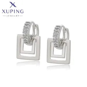 Xuping Jewelry Fashion Hot Sale Promotion Charm Gold Color Plated Mixed Rings Earrings Crystal Jewelry Necklace Pendants Box