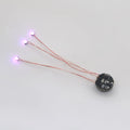 Magnetic control lamp Wired 5cm Led Magnetron Light Model w Battery Diy Car Toys Lighting Making Diorama Materials Gunda Robots
