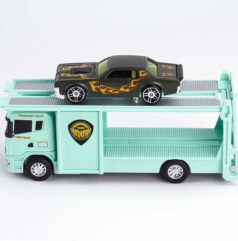1:64 Scania Container Truck American Container Truck Alloy Diecast Model Car Home Decoration Ornaments Collections Hobby Holiday
