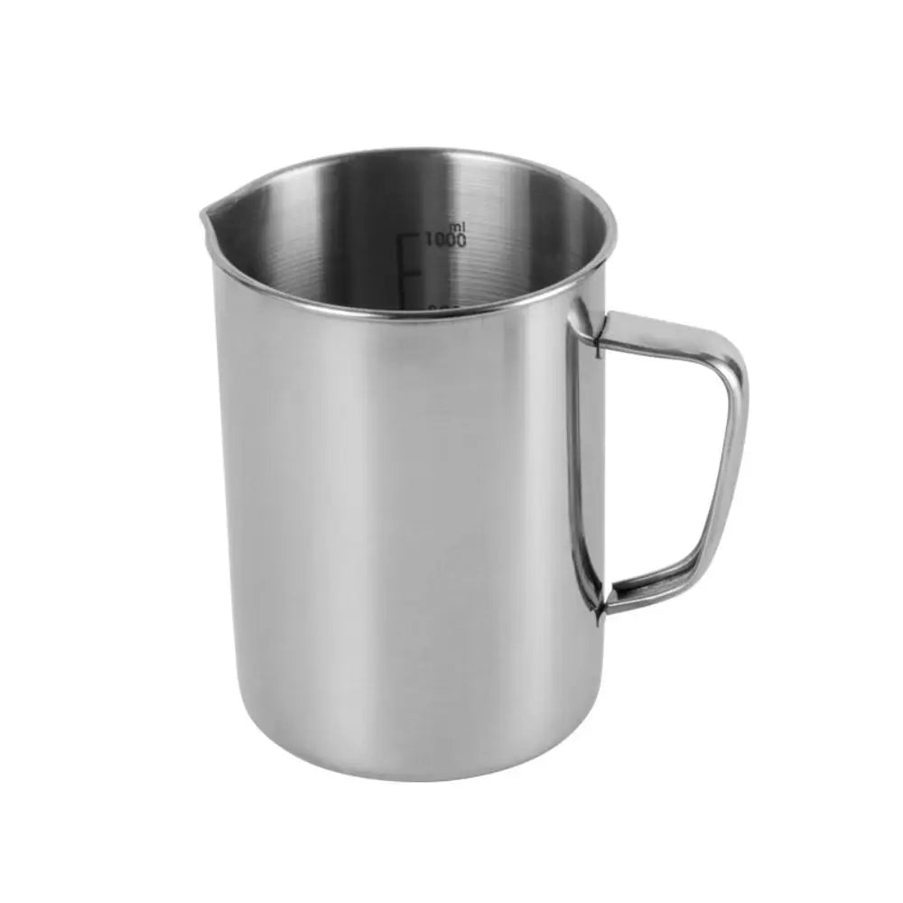 New Stainless Steel Laboratory Beaker Graduated Measuring Cups 500ml 1000ml 2000ml Espresso Mugs Baking Kitchen Tool
