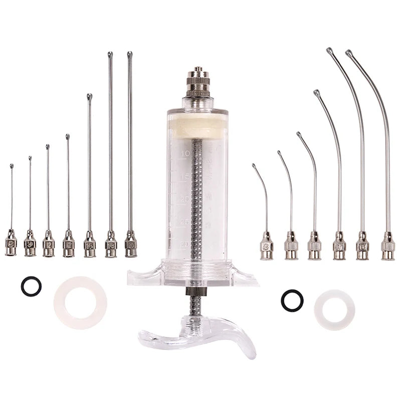 10/20/30/50Ml Baby Bird Feeder with Stainless Steel Birds Feeding Syringe Tube Parrot Feeding Syringe Adjustable Bird Supplies
