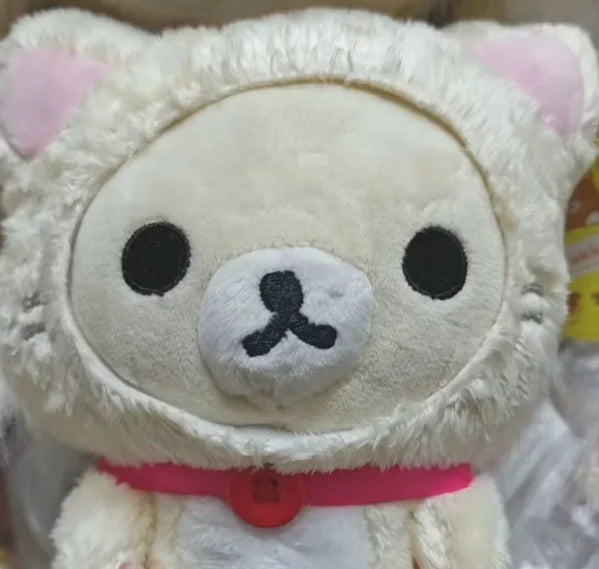 Rilakkuma Korilakkuma Cat Plush Toy Bear Kawaii Stuffed Animals Cute Soft Doll Kids Toys for Girls Children Birthday Gifts