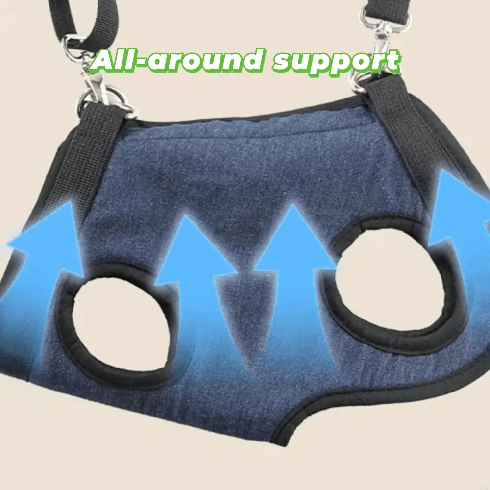 Adjustable Straps Dog Sling Harness Breathable with Pockets Carry Dog Shoulder Bag Soft Dog Lift Harness Walking The Dog