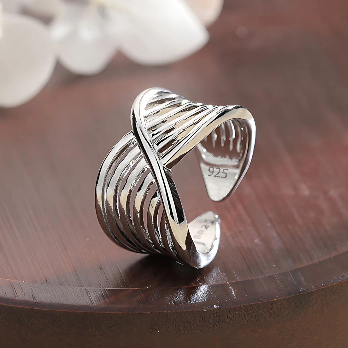 Sam Panda 925 Sterling Silver Mask Ring For Women Gift Frosting Vintage Irregular Personality Punk Jewelry Dropshipping