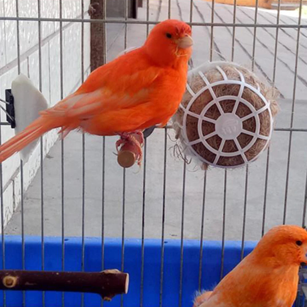 Nesting Material Pack Bird Accessories Easy Setup For Cages Mixed Hemp Silk Natural Nesting Options Reduces Nesting Waste