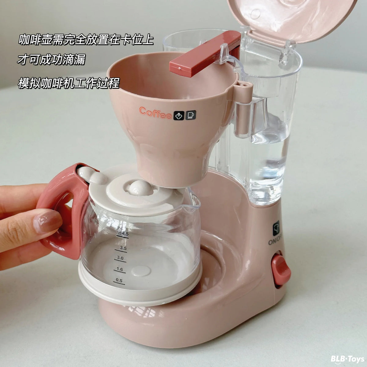 Kids Simulation Kitchen Appliances Sets Toy Mini Blender Coffee Maker Washing Machine Pretend Play Creative Electric Game Gift
