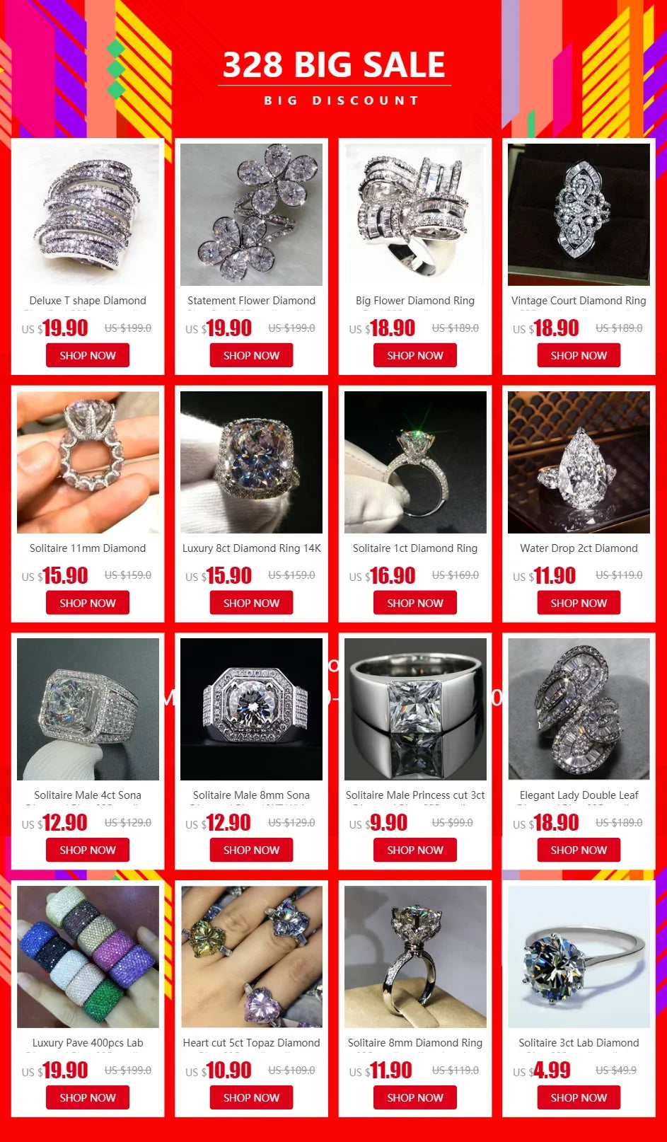 Luxury Oval 8ct Lab Diamond Ring 925 sterling silver Jewelry Engagement Wedding band Rings for Women Men Party accessory