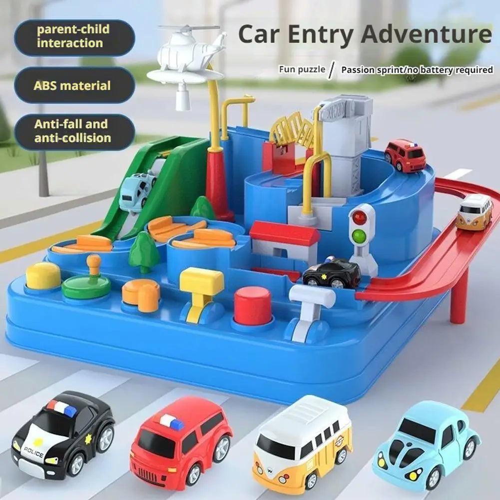 Racing Rail Car Model Train Track Adventure Game Animals Space Rocket Toys Children Educational Brain Educational Toys