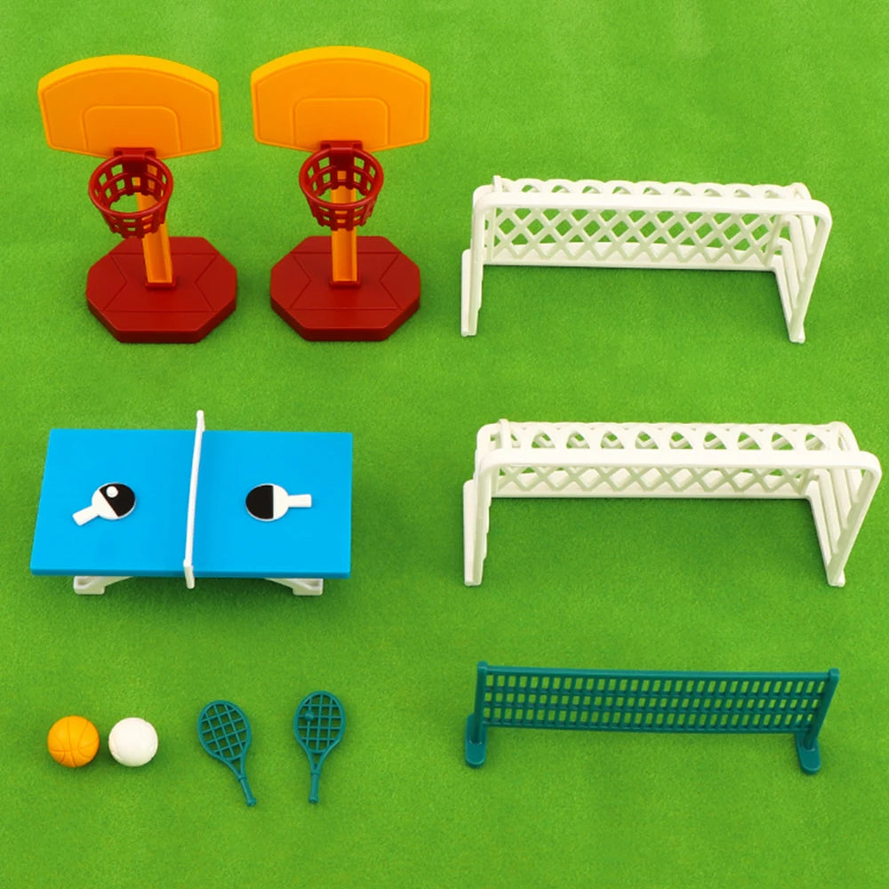 Original Toys Miniature Items Furniture Family Toys Dollhouse LivingRoom Bathroom Kitchen Set Pretend Creative Ideas Kids Toys