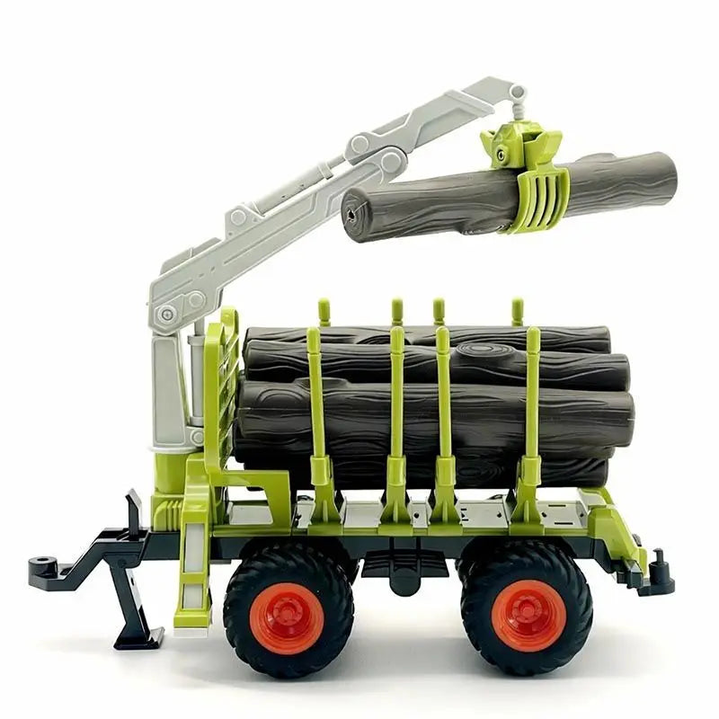 Large Scale Tractor Toys DIY Farmer Car Playset Toy Transport Trailer Engineering Birthday Gifts