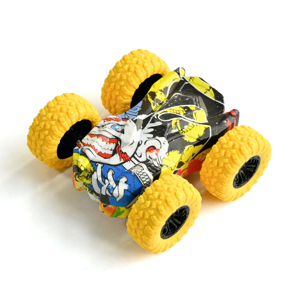 180° Flip Inertia Stunt Car Double‑Sided Drive Off‑Road Vehicle Friction Powered Collision Tumbling Toy Car Kid Interactive Play