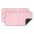 2Pcs Guinea Pig Cage Liner Reusable Washable Rabbit Absorbent Mat Waterproof Hamster Pee Pad for Guinea Pig Rabbit Hedgehog