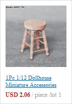 Miniature Dollhouse Furniture Set For Dolls House Mini Toy Kit Accessories TV Kitchen Home Fridge Kids Pretend Play Diy Figurine