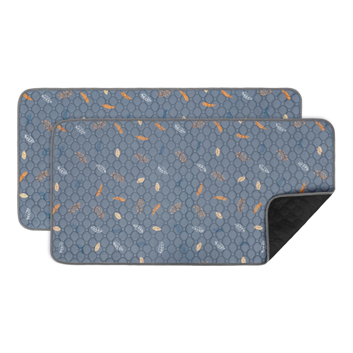 2Pcs Guinea Pig Cage Liner Reusable Washable Rabbit Absorbent Mat Waterproof Hamster Pee Pad for Guinea Pig Rabbit Hedgehog