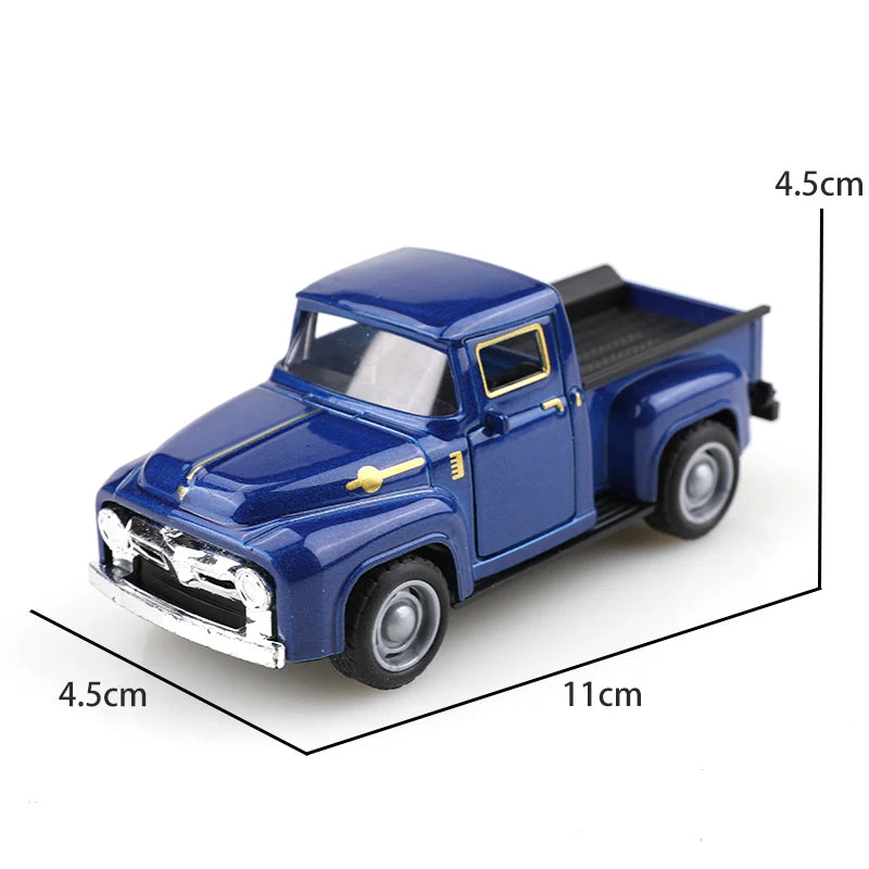 (bagged)1:38 Classical FORD F100 Pickup, Alloy Model Car, Simulated vehicle, children alloy car, boy's toy model, car ornaments
