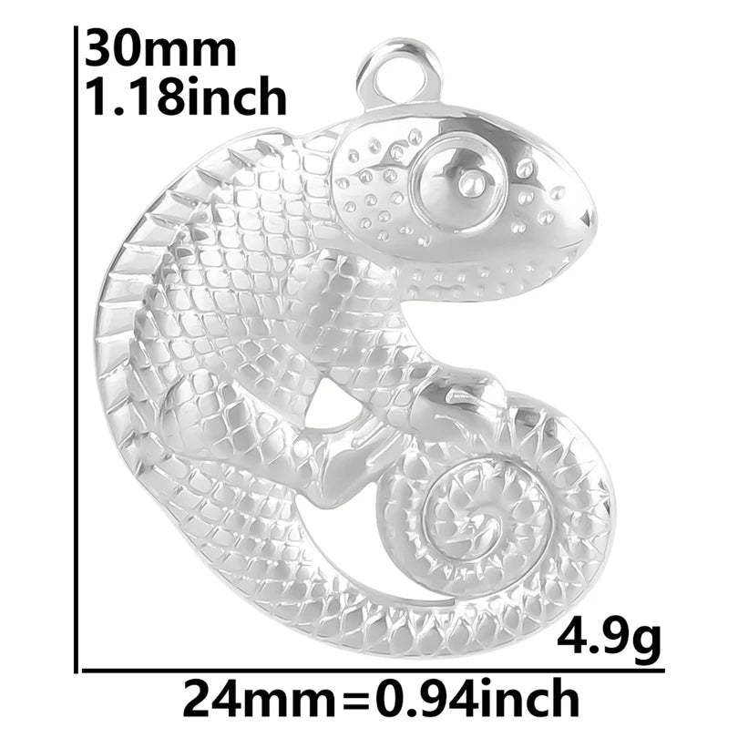 10PCS Ancient Egyptian Scarab Beetle Pendants Charms Stainless Steel Dragonfly Butterfly Pendant for Jewelry Making DIY Necklace