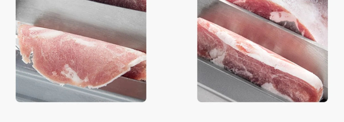 GIANXI Pork Belly Vegetable Slicer Frozen Meat Processor Cutting Machine Mutton Rolls Cutter Fruit Easy Slicer Kitchen Accessory