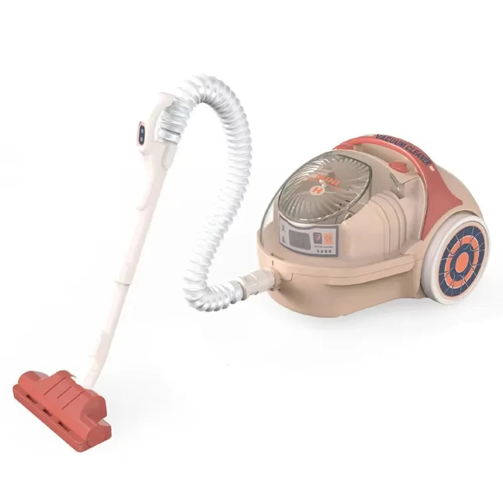 Kids Kitchen Appliances Toy Pretend Play Kitchen Accessories with Blender Coffee Maker Mixer Toaster Vacuum with Sounds & Light
