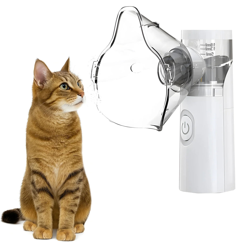 Smart Home Use Pet Nebulizer for Cats & Dogs - Easy-to-Use Animal Nebulizer for Respiratory Relief & Pet Health
