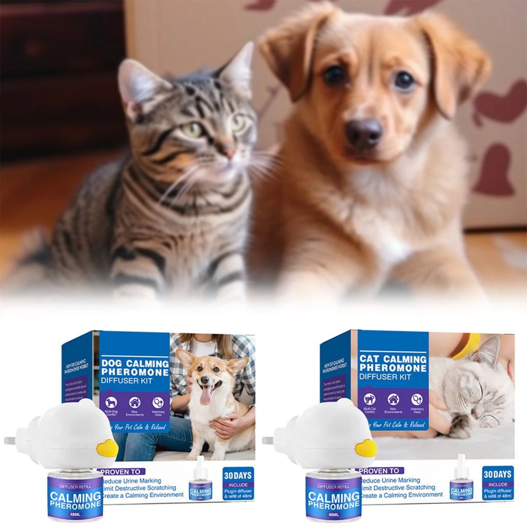 Cat Pheromones Calming Diffuser Refill Reduce Fighting Relieve Stress Refill Natural Cat Calming Diffuser Refills Pet Supply
