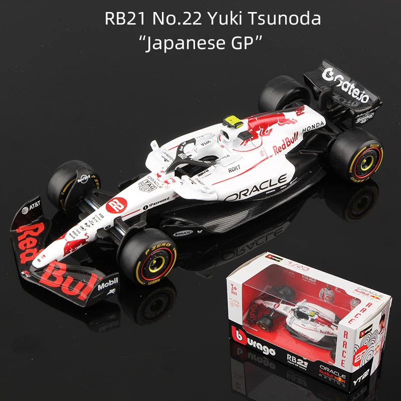 Bburago 1:43 F1 Alloy Car Model 2025 Season Formula Racing Die Cast Toy SF25 RB21 W16 MCL39 Red Bull Mercedes Ferrari McLaren