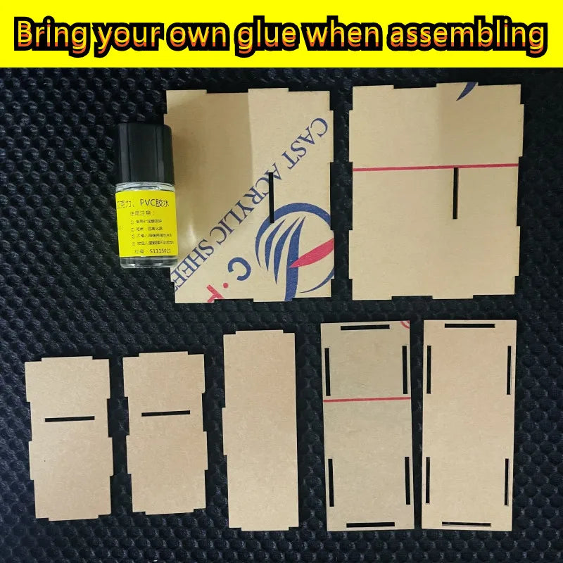 1/64 Model Cars Acrylic Display Case Fit for Mini Size MiniGT Tomica Required Assembly Proof Box Cabinet Toy Vehicles