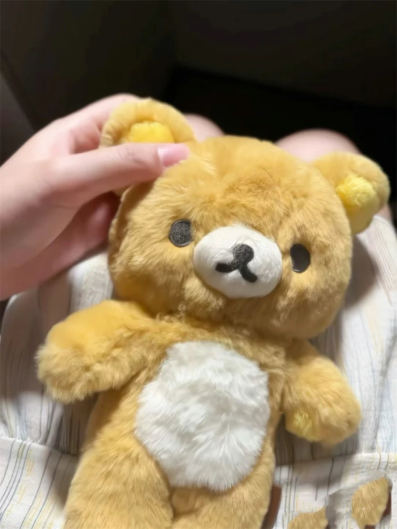 20cm Cute Rilakkuma Korilakkuma Plush Toy Japanese Style Brown White Bear Stuffed Animals Adorable Birthday Gift for Girl