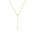 ANDYWEN 925 Sterling Silver Gold Adjustable Chain Heart Pendant Charm Necklace Drop Choker Resizable Women Luxury Jewekry