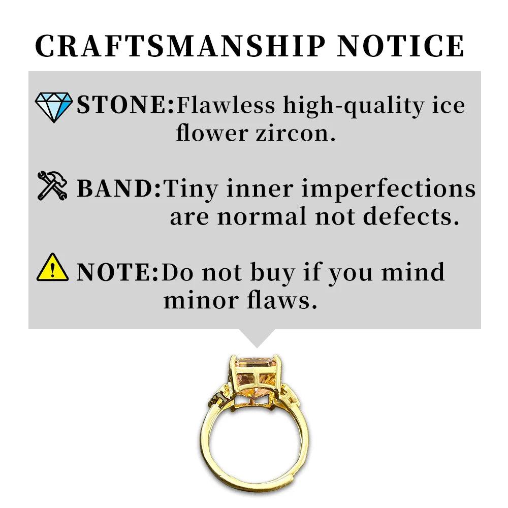 Bocarman Rectangular Ice Cut Mint Green Cubic Zirconia Copper Ring For Women Vintage Engagement Wedding Adjustable Jewelry