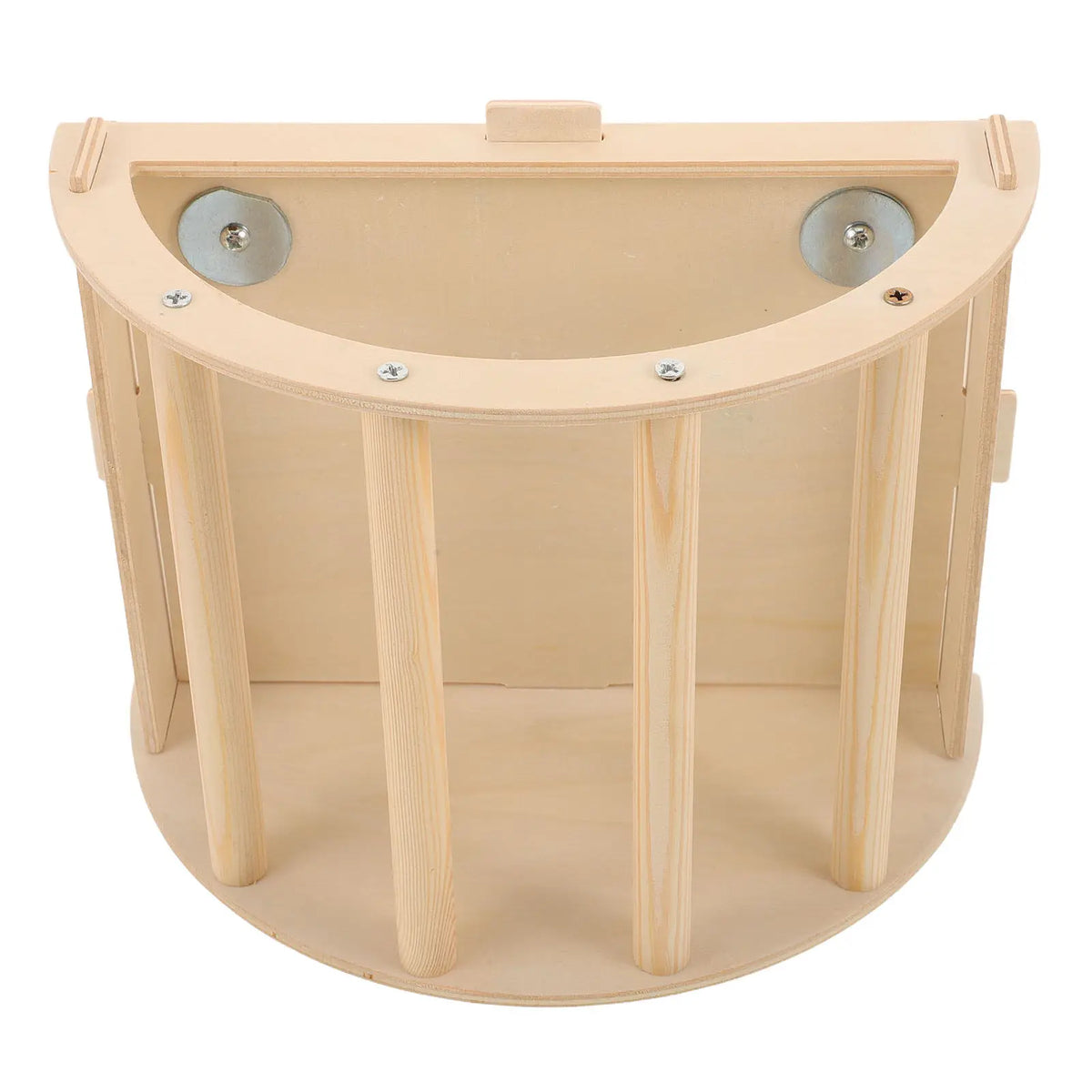 Wooden Small Animal Hay Rack Feeder Removable Hanging Hay Holder for Rabbit Cage Guinea Pig Bunny Pet Feeding Rack