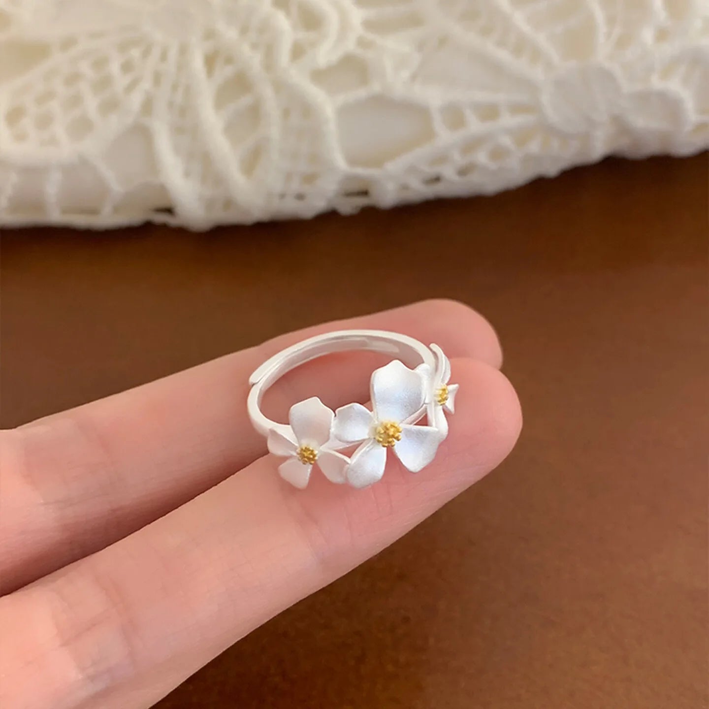 Sam Panda 925 Sterling Silver Mask Ring For Women Gift Frosting Vintage Irregular Personality Punk Jewelry Dropshipping