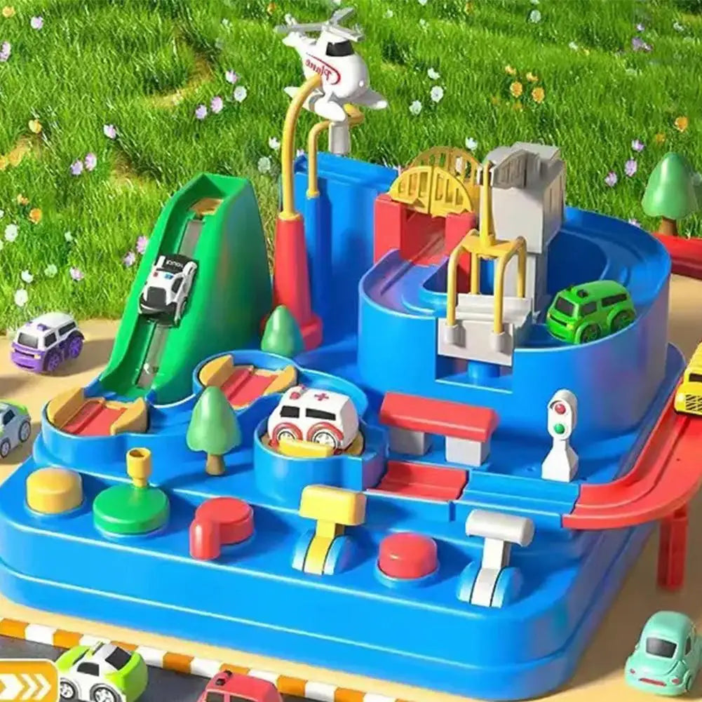Racing Rail Car Model Train Track Adventure Game Animals Space Rocket Toys Children Educational Brain Educational Toys