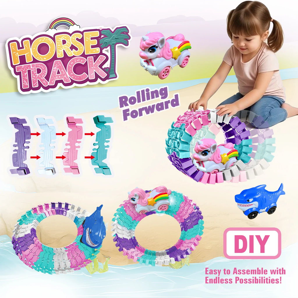 Car Toys For Kid 4-6, 194 PCS Race Car Track For Kids Ages 4-8, Monster Truck 2+ Year Old Birthday Gift Toddler Cars Toy For 3+