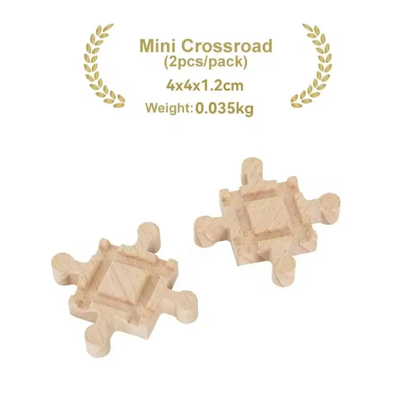 All Kinds Connectors Wooden Train Track Accessories Universal Plastic Building Blocks Adapters Fit for Brand Wooden Track Toys