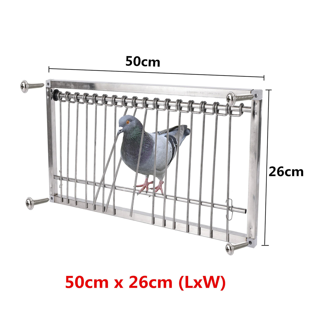 1 Pc Stainless Steel Dovecot Trap Door Pigeon Door Wire Frame Entrance Loft Supplies Racing Bird Catching Cage Nest Door Curtain