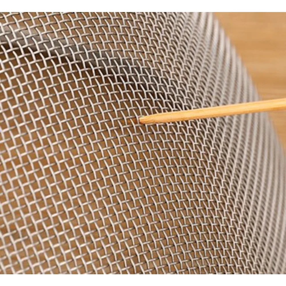 Stainless Steel Mesh Sieve Draining Basket Household Kitchen for Washing Rice Vegetables Fruits Multi Function Easy Clean