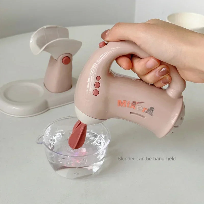 Mini Household Appliances Kitchen Toys Pretend Play Set with Coffee Maker Water Dispenser and Toaster for Kids Boys Girls Gifts