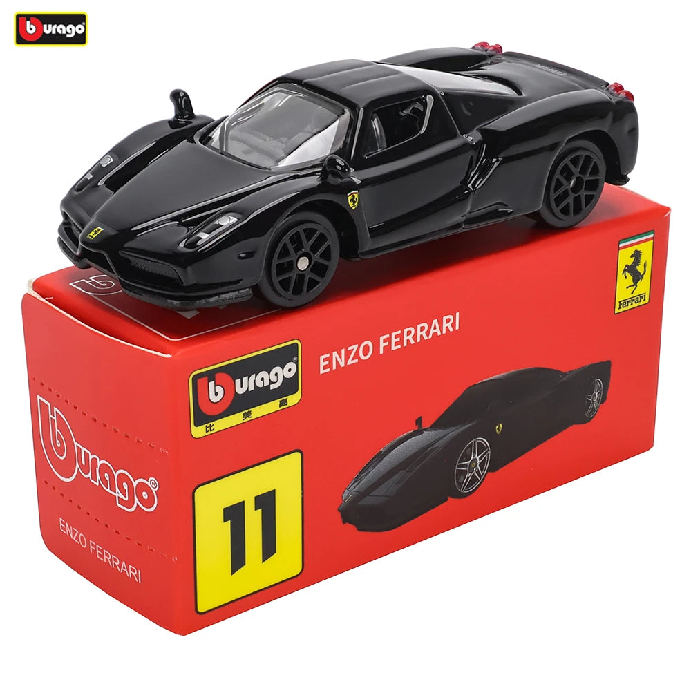 Bburago1:64 Ferrari SP3 458 599 ENZO F12 Model Small Collection Car Alloy Model Toy Gift Scene Decoration Classic and Exquisite