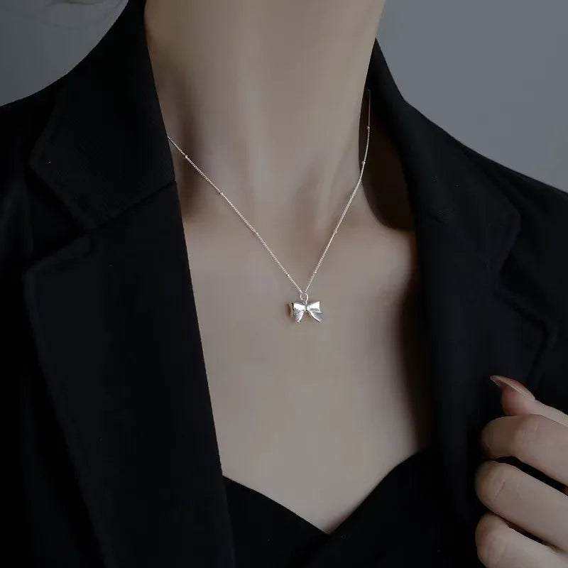 VENTFILLE 925 Sterling Silver Zircon Love Heart Necklaces for Women Girl Moon Luck Hotan Jade Jewelry Dropshipping