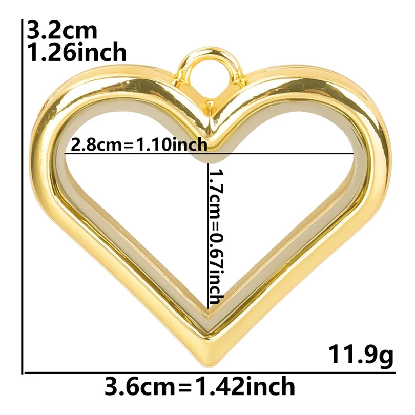 10Pcs/Lot Openable Round Living Reliquary Picture Locket Pendant Glass Floating Cremation Urn Medaillon Colgantes Jewelry Making