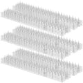 24Pcs Plastic Fence Wall Spikes Bird Deterrent Spikes Anti Climb Cat Animal Repellent For Garden Fences Birds Pigeons Spikes