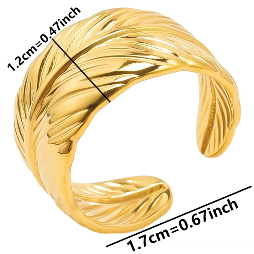 1pcs Classic Tiger Eye Real Stone Open Adjustable Stainless Steel Rings For Women Men Accessories Gold Color Finger Jewelry Ring