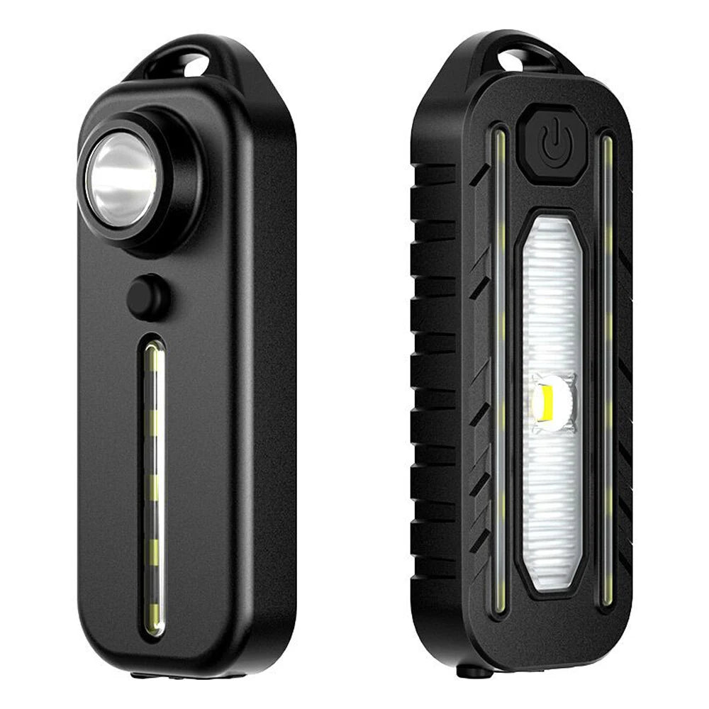 LED Red and Blue Shoulder Light with Clip USB Rechargeable Flashlights Warning Safety Torch Bike Warn LANTERN